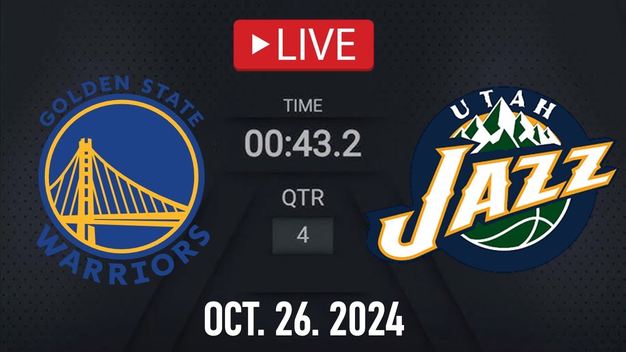 NBA LIVE! Golden State Warriors vs Utah Jazz | October 26, 2024 | Jazz vs Warriors LIVE NBA 2K25