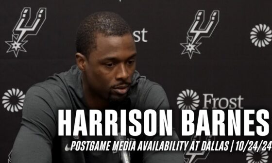 Harrison Barnes' Postgame vs Dallas Mavericks | 10.24.2024