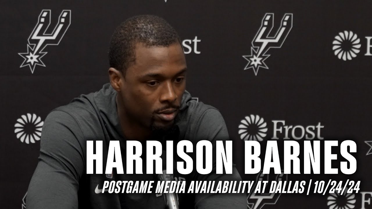 Harrison Barnes' Postgame vs Dallas Mavericks | 10.24.2024