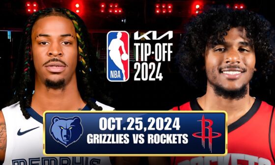 Memphis Grizzlies Vs Houston Rockets Live Play-By-Play/Commentary| #Rockets #Grizzlies