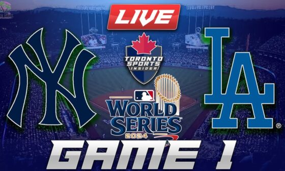 New York Yankees vs Los Angeles Dodgers World Series Game 1 LIVE Stream Game Audio | MLB Cast & Chat