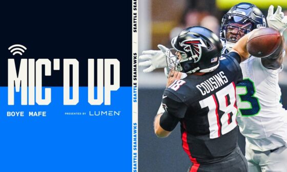 Boye Mafe Mic'd Up: "We're Gonna Cook" | 2024 Week 7 at Falcons