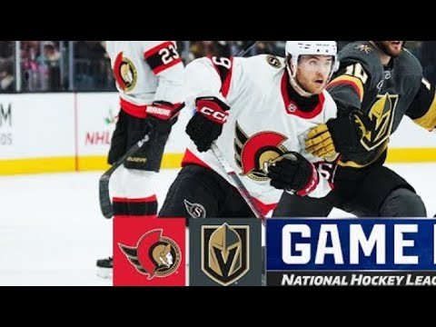 10/25/2024  OTTAWA SENATORS VS  VEGAS GOLDEN KNIGHTS 🏒 Live commentary Score play by Play Radio