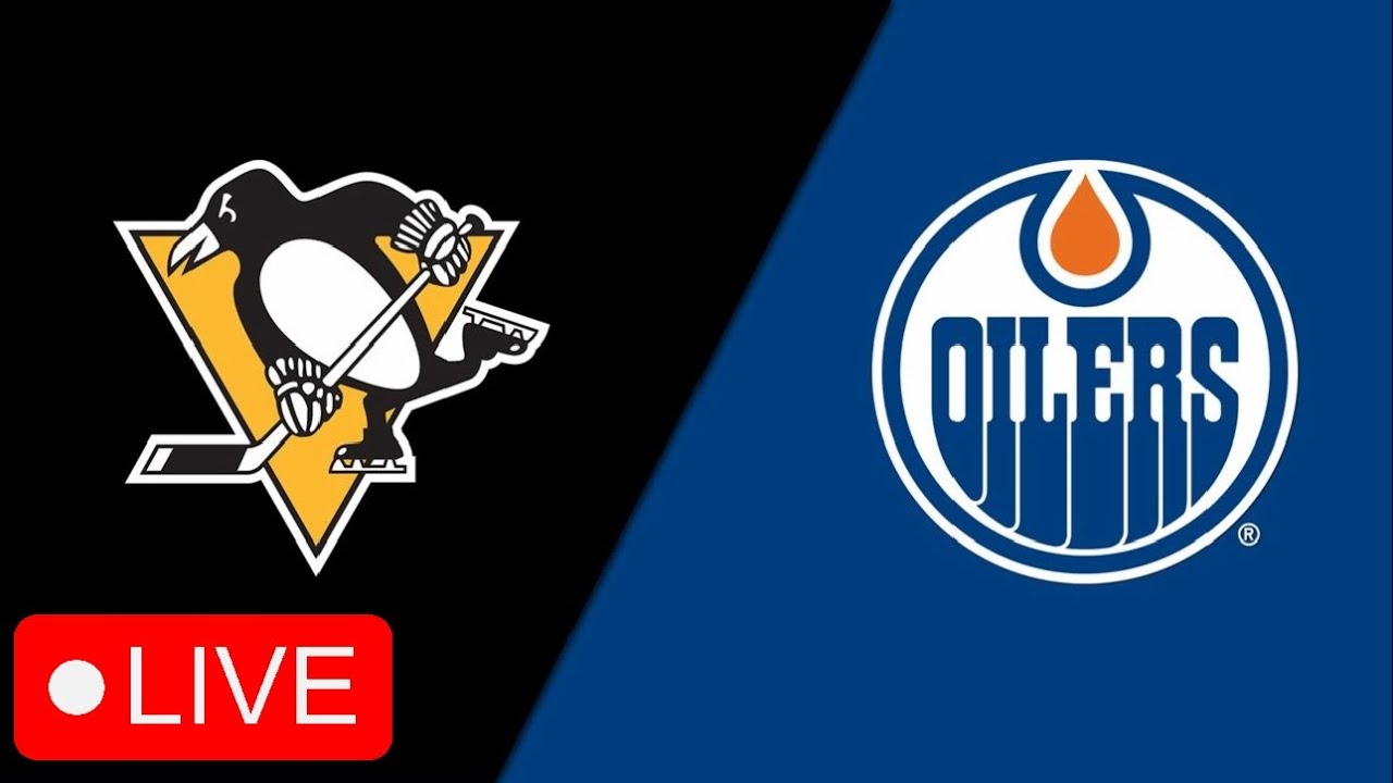 EDMONTON OILERS VS PITTSBURGH PENGUINS LIVE | OILERS FAN REACTION & COMMENTARY