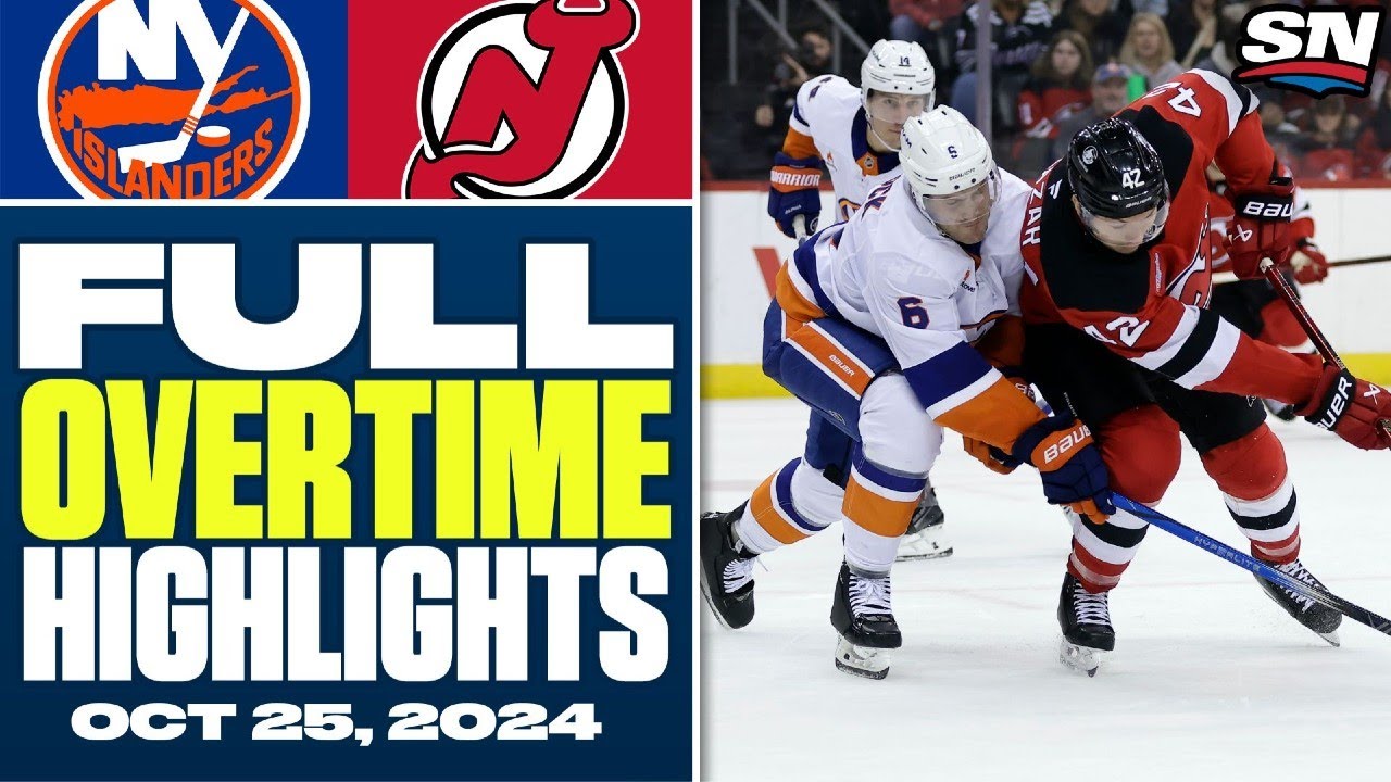 New York Islanders at New Jersey Devils | FULL Overtime Highlights - October 25, 2024