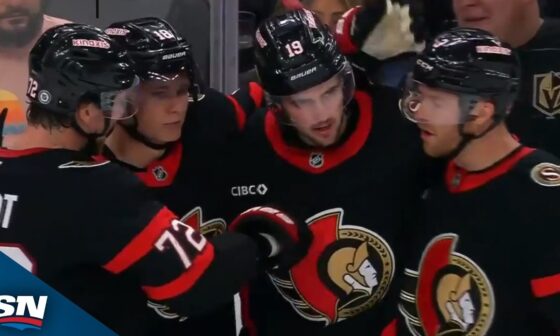 Senators' Drake Batherson Stops The Bleeding After Golden Knights Score Twice In 21 Seconds