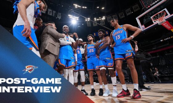 ❝Chemistry is apparent...❞ | OKC Thunder at Denver Nuggets Post-Game Interview | October 24, 2024