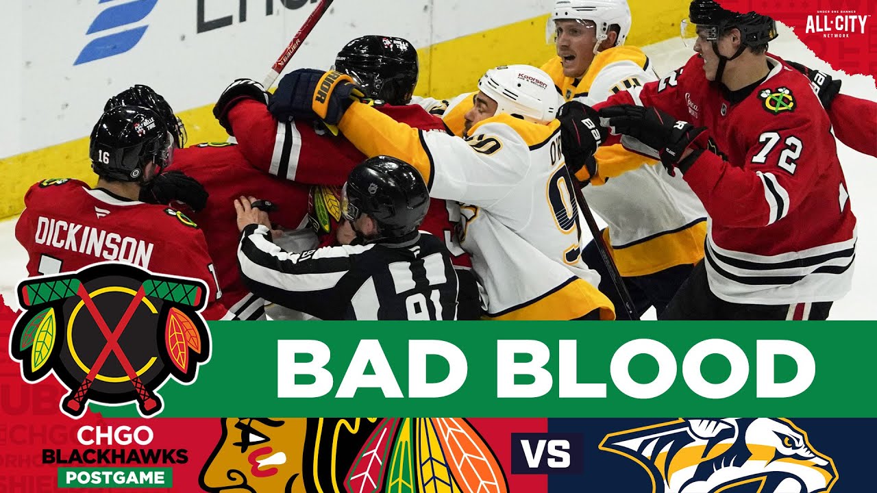 Connor Bedard scores, but the Blackhawks lose to Nashville Predators | CHGO Blackhawks POSTGAME