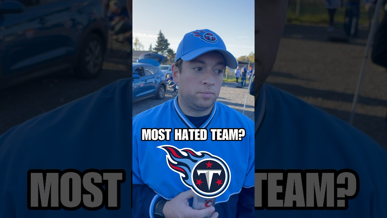 What team do Tennessee Titans fans HATE most??? #titans #colts #bills #nfl #shorts