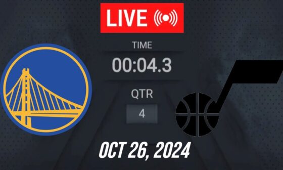 NBA LIVE! Golden State Warriors vs Utah Jazz | October 26, 2024 Warriors vs Jazz | 2K25