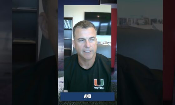 Miami head coach Mario Cristobal discusses what makes his QB Cam Ward special!