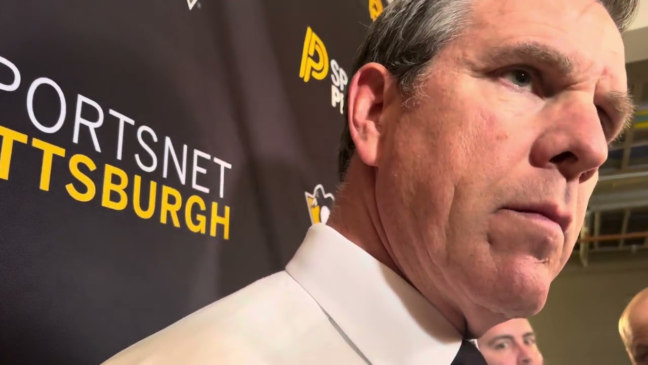 Mike Sullivan terse after Penguins' loss in Edmonton