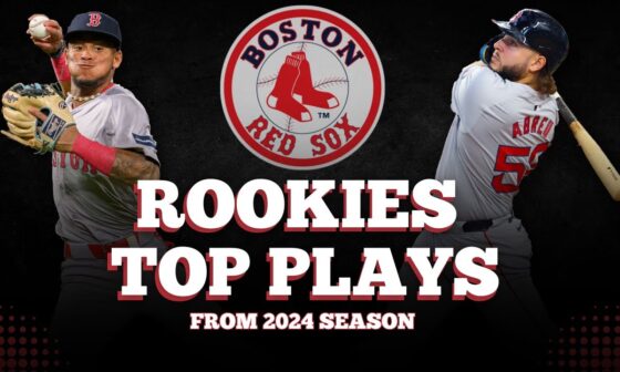 INCREDIBLE Plays From Red Sox Rookies During 2024 Season