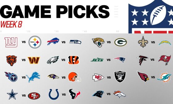 Week 8 Game Picks!