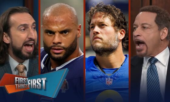 Rams beat Vikings, facemask controversy, Cowboys vs. 49ers preview | NFL | FIRST THINGS FIRST