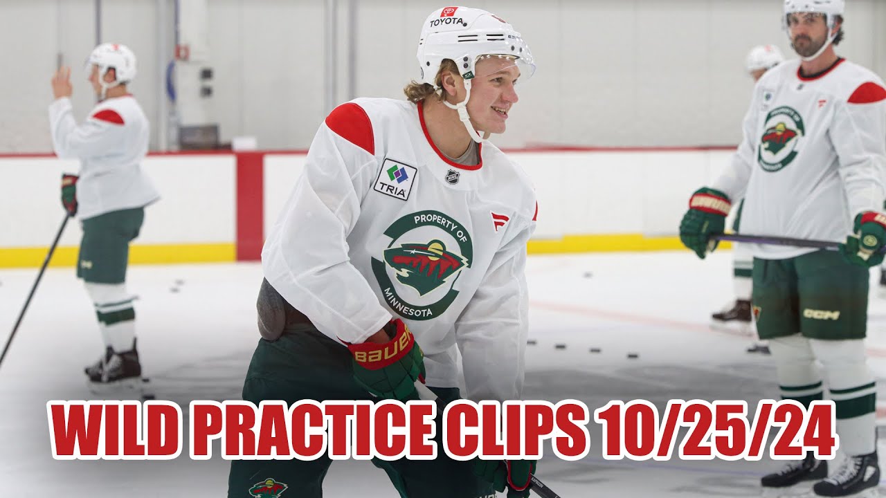 Minnesota Wild Practice Clips - 10/25/24