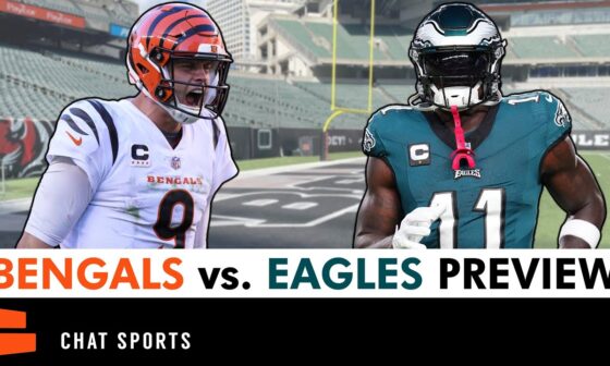 Bengals vs. Eagles CRITICAL Matchups To Watch, Preview, Joe Burrow, Jalen Hurts | NFL Week 8