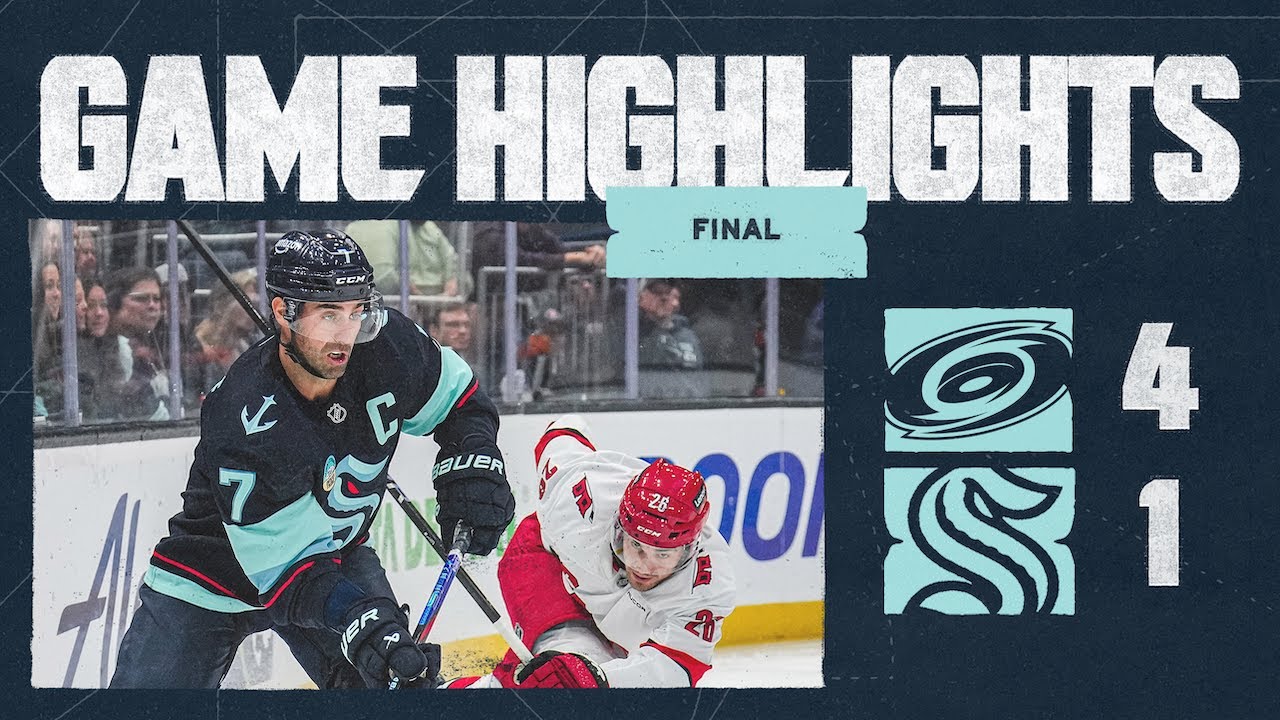 Seattle Kraken vs Carolina Hurricanes | 10/26 Game Highlights