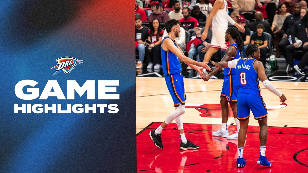 OKC Thunder at Chicago Bulls | Game Highlights | October 26, 2024