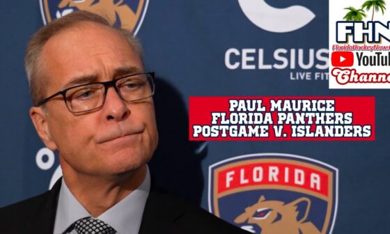 Paul Maurice, Florida Panthers Postgame After Comeback Win vs. New York Islanders