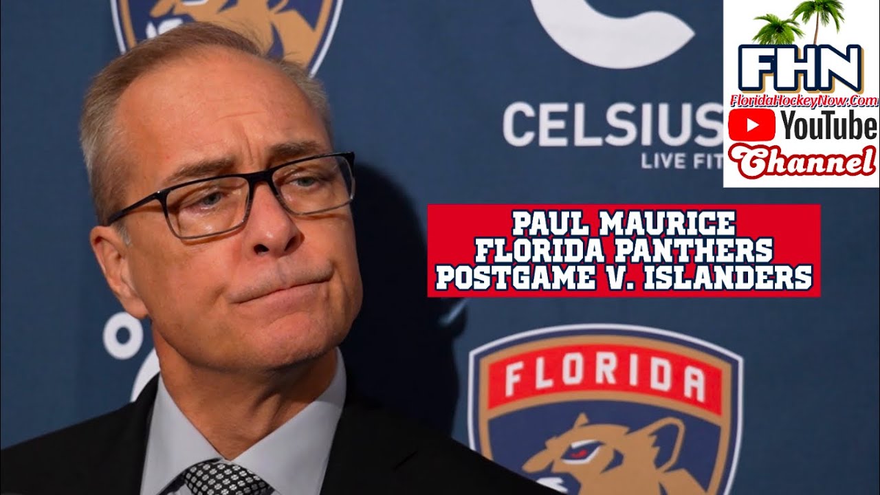 Paul Maurice, Florida Panthers Postgame After Comeback Win vs. New York Islanders