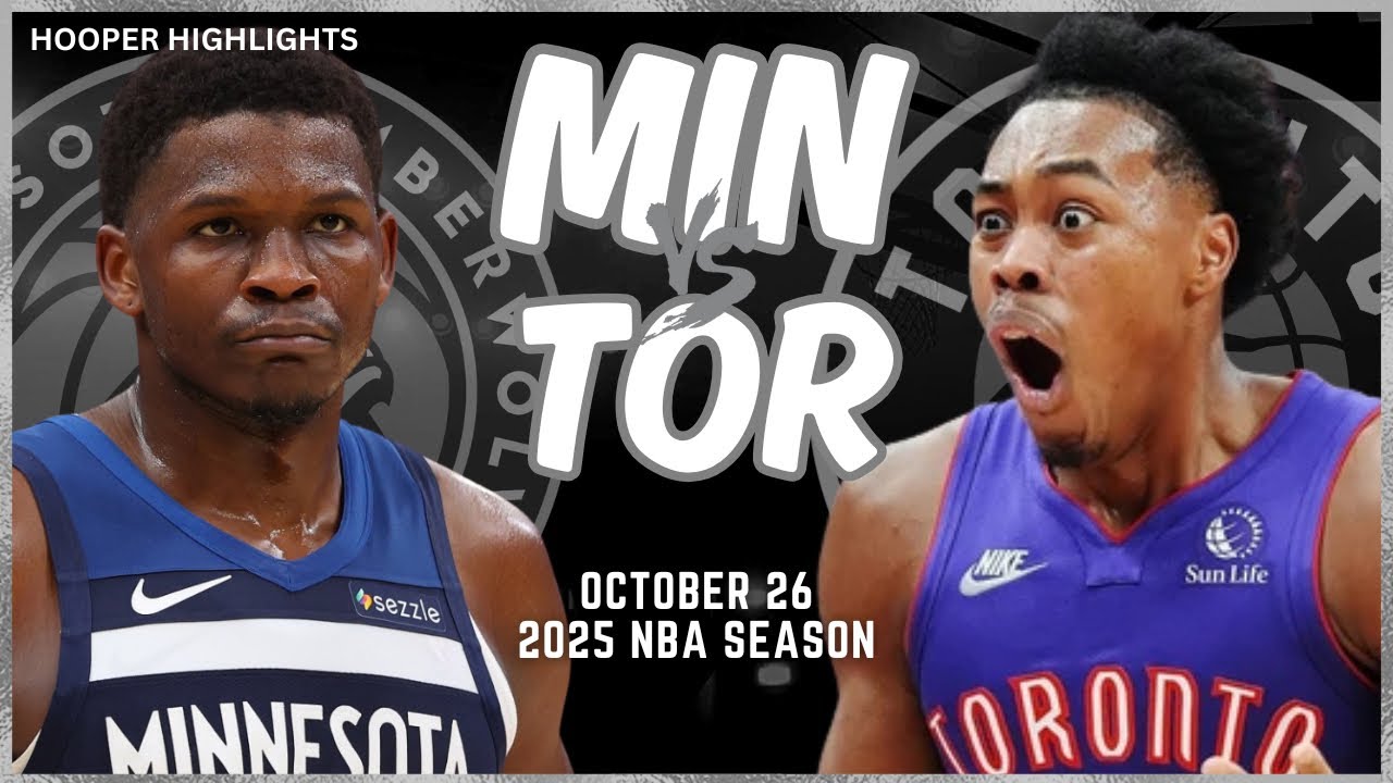 Toronto Raptors vs Minnesota Timberwolves Full Game Highlights | Oct 26 | 2025 NBA Season