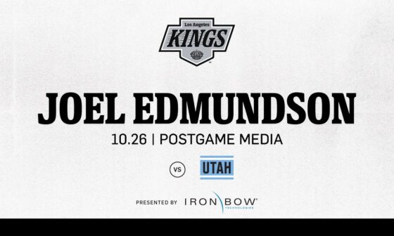 Defenseman Joel Edmundson | 10.26 LA Kings beat the Utah Hockey Club in Los Angeles