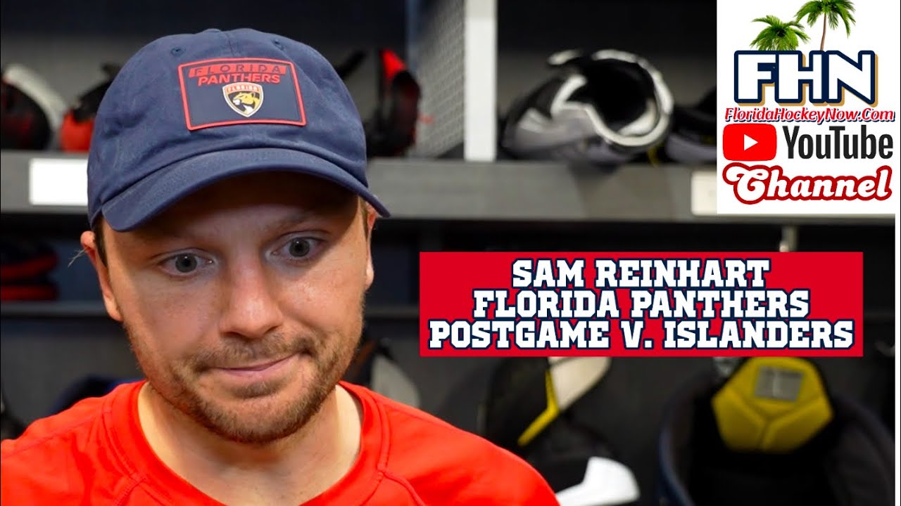 Sam Reinhart, Florida Panthers Postgame in Comeback Win Over New York Islanders