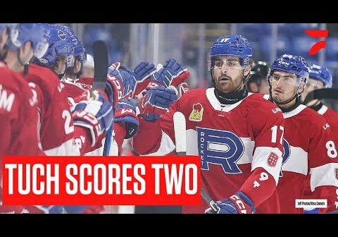 Montreal Canadiens Prospect Luke Tuch Scores First Two Professional Goals In Laval Rocket Win