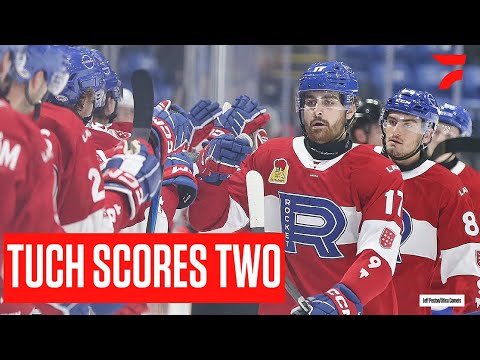 Montreal Canadiens Prospect Luke Tuch Scores First Two Professional Goals In Laval Rocket Win