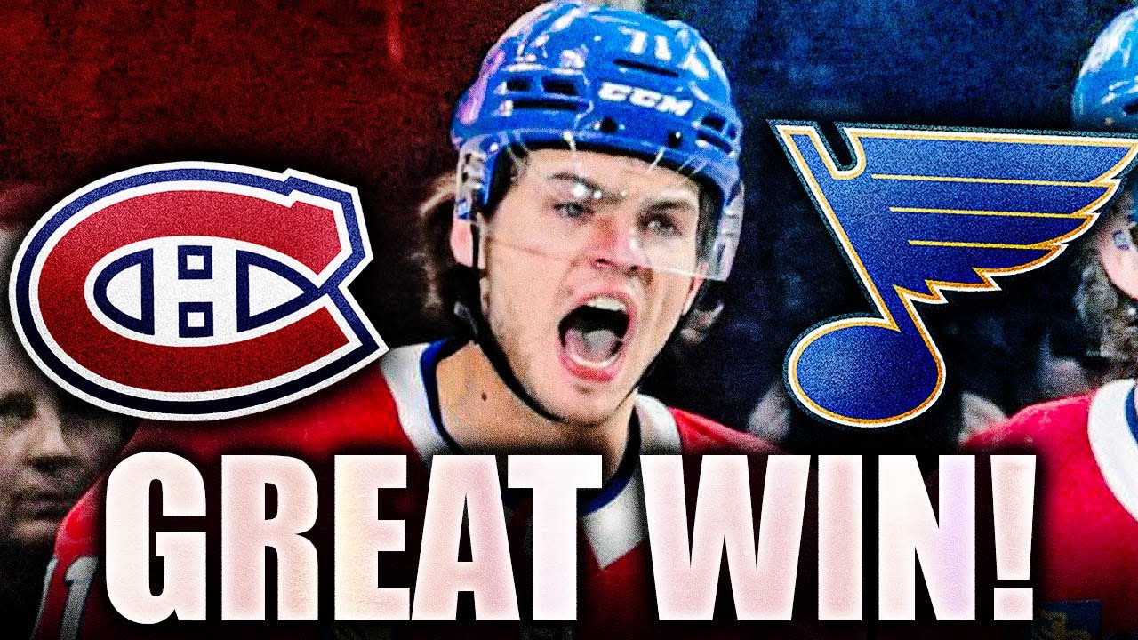 COLE CAUFIELD STAYS HOT: THIS WAS AWESOME FOR THE MONTREAL CANADIENS (Habs VS Blues)