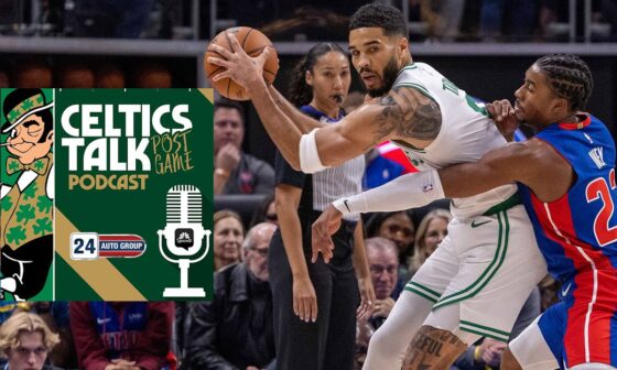 Postgame Pod: Celtics fend off Pistons' comeback and improve to 3-0 | Celtics Talk Podcast