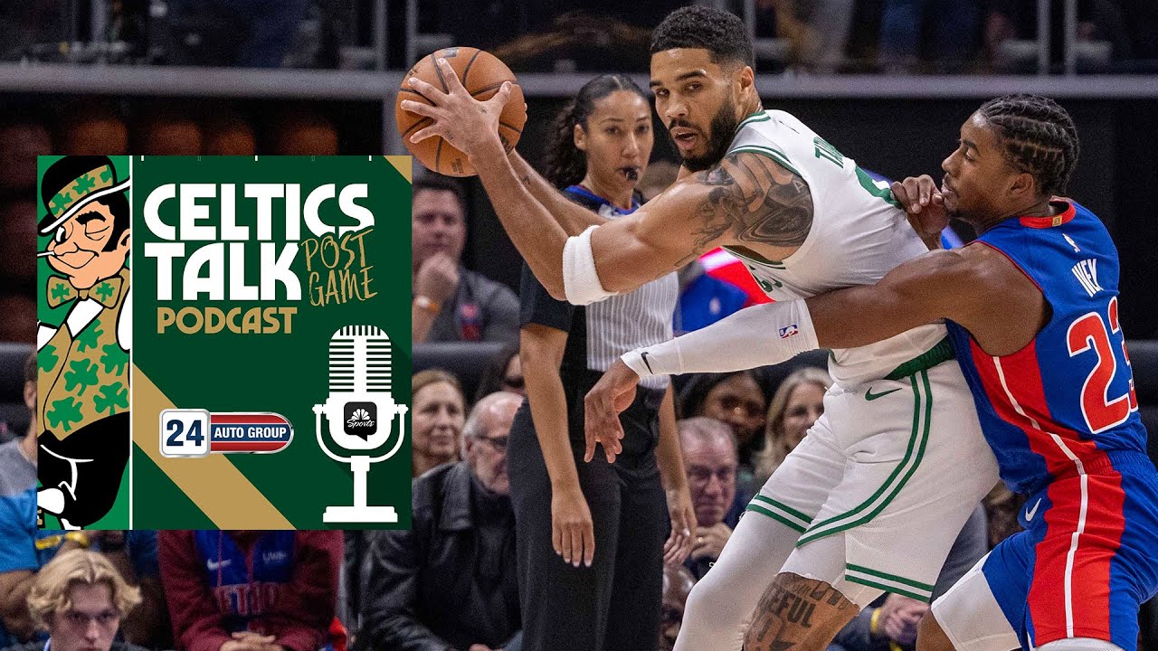 Postgame Pod: Celtics fend off Pistons' comeback and improve to 3-0 | Celtics Talk Podcast