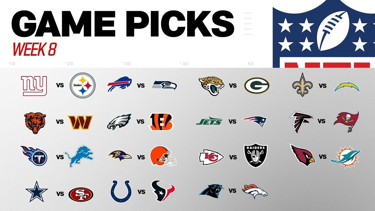 Week 8 Game Picks!