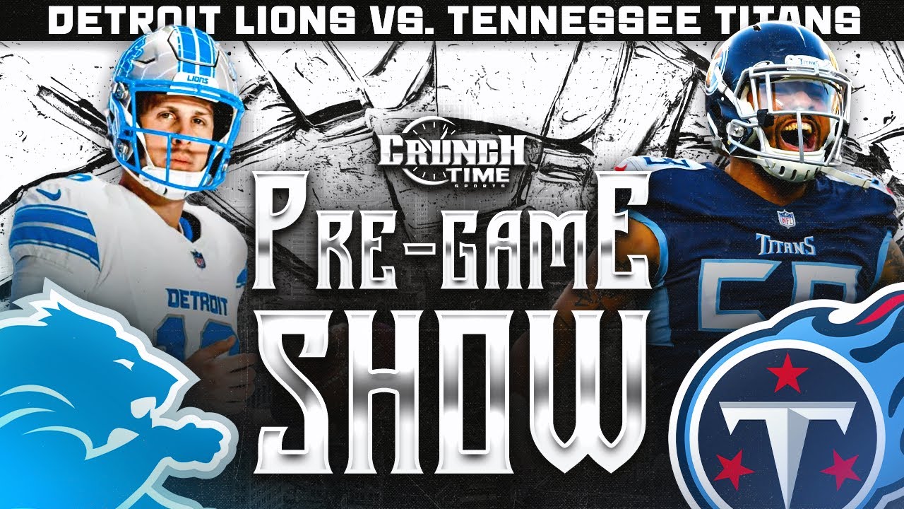 Detroit Lions vs. Tennessee Titans Pregame Breakdown Show LIVE!