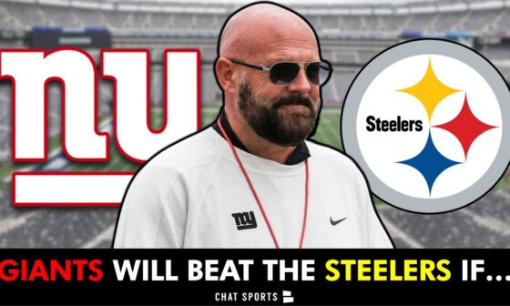 The Giants Will Beat The Steelers If…