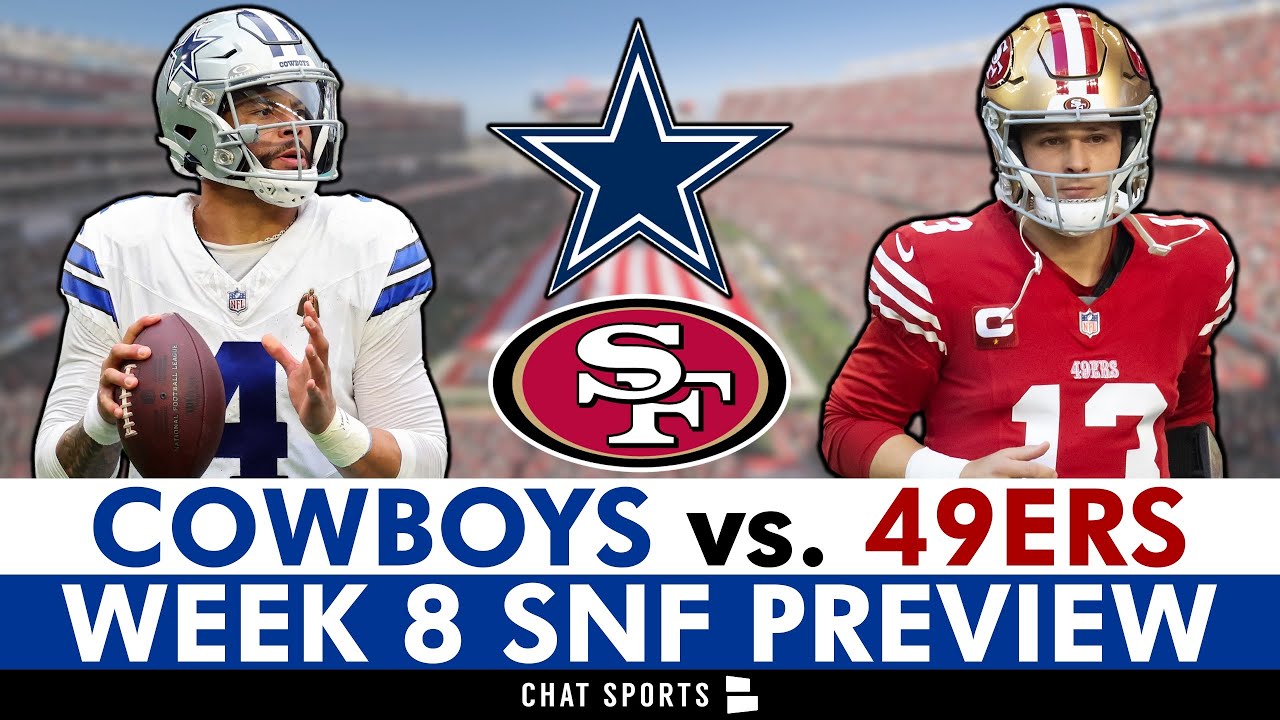 Dallas Cowboys vs San Francisco 49ers: Injury Report, Matchups, Players To Watch, Week 8 NFL Preview