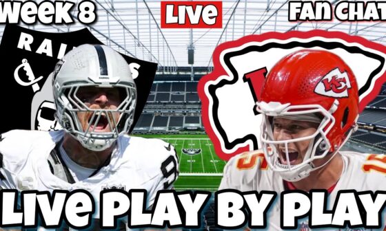 Kansas City Chiefs vs Las Vegas Raiders Live Stream Week 8