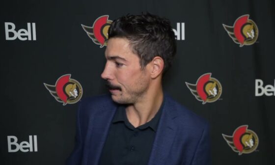 Travis Green and Travis Hamonic Pregame Availability vs COL