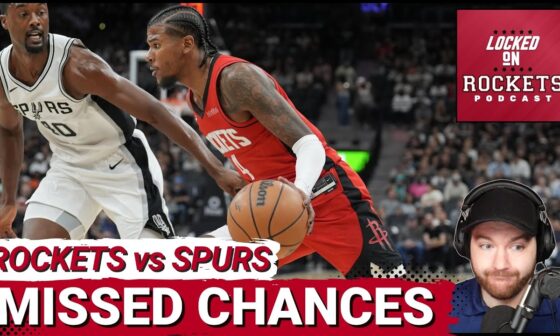 Despite Jalen Green's Impressive Play Houston Rockets Comeback Vs San Antonio Spurs Falls Short