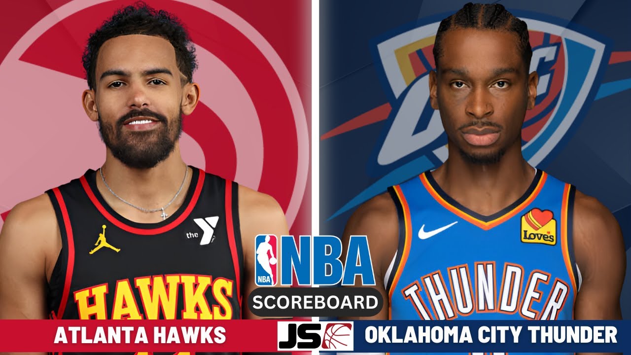 Atlanta Hawks Vs Oklahoma City Thunder | NBA Live Play-By-Play Scoreboard 2024