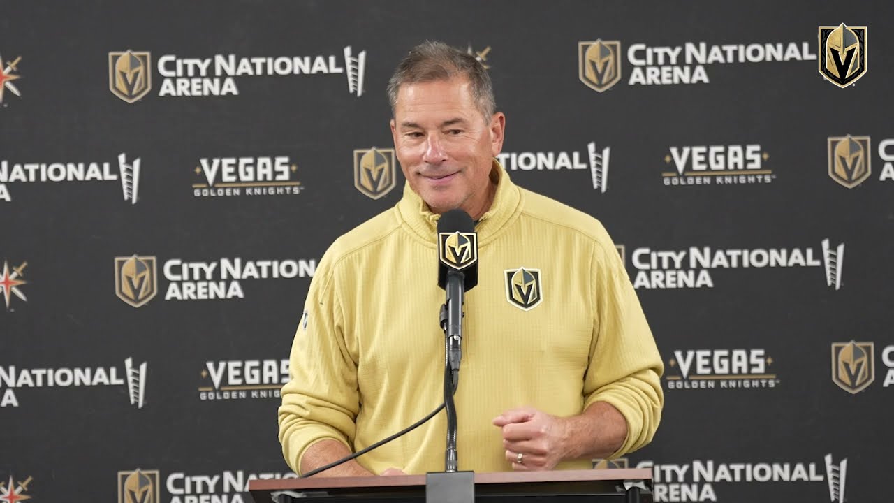 Bruce Cassidy 10/23: VGK Head Coach Pleased With Progress Of Young Players