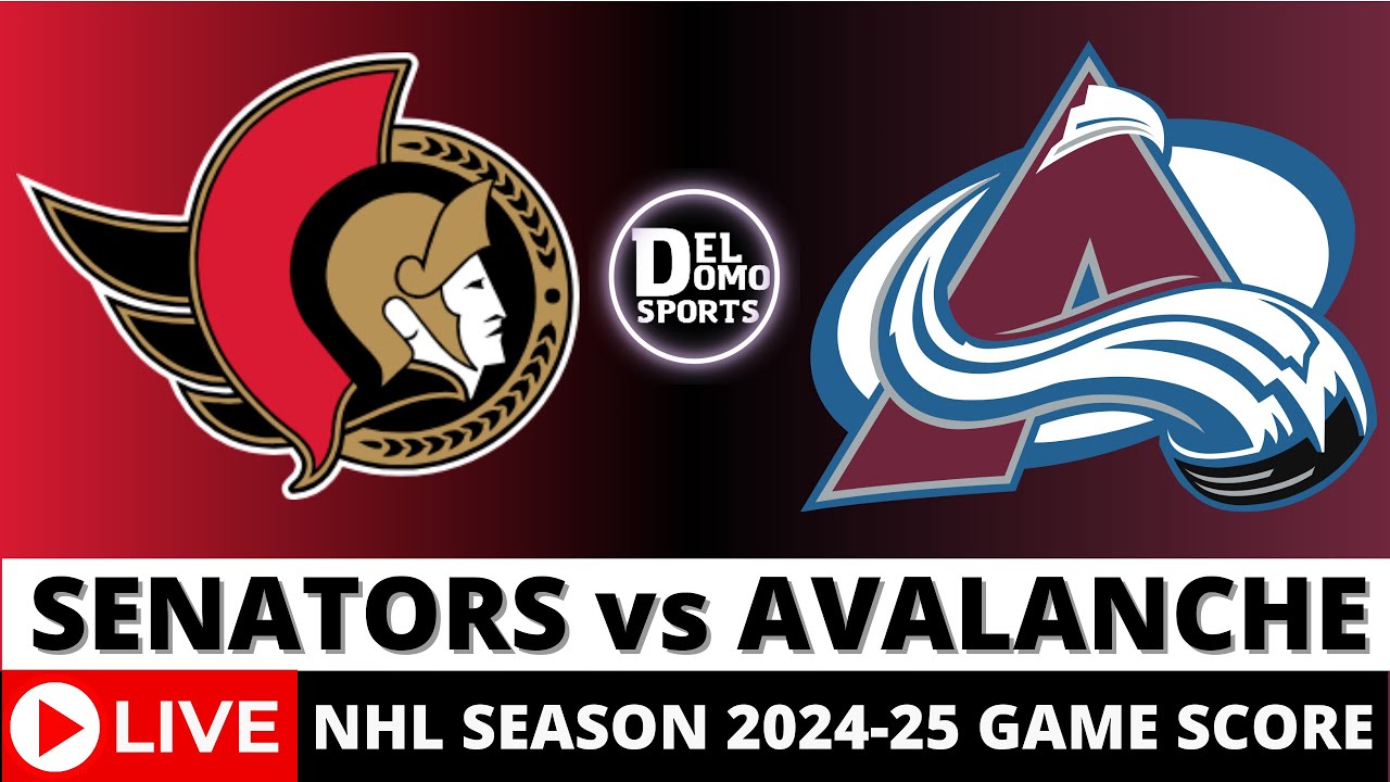 OTTAWA SENATORS VS COLORADO AVALANCHE LIVE 🏒 NHL Game Score Radio Play-by-Play - OCT 27, 2024