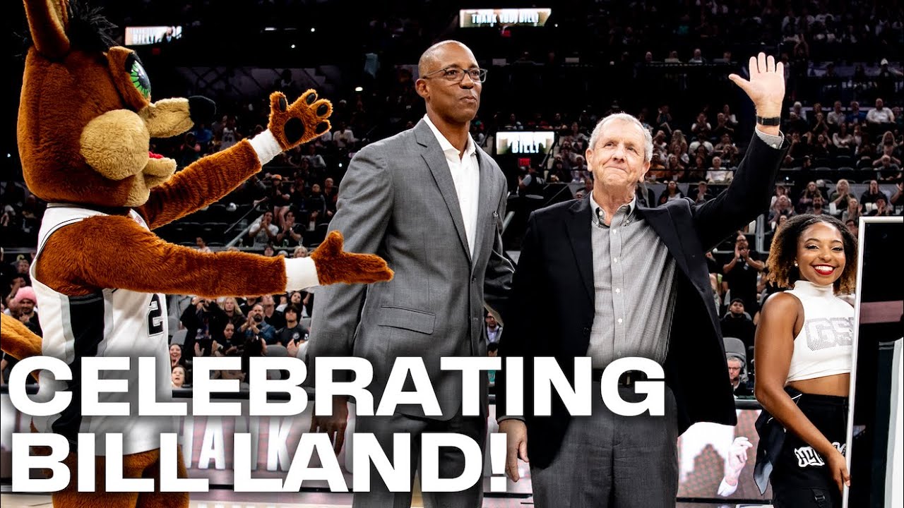 Honored to Celebrate 21 Years of Spurs Broadcaster Bill Land!