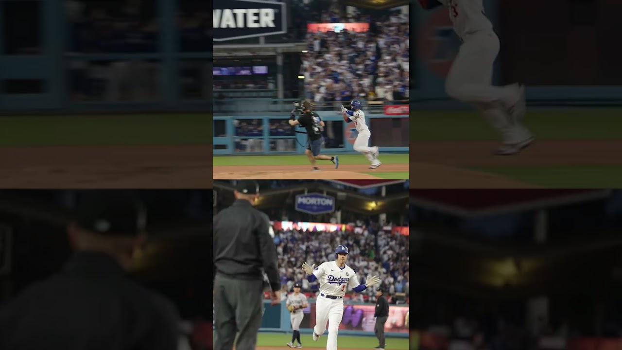 Dodger Stadium is LOUD 🗣️ Teo and Freddie live up to the moment! #WorldSeries