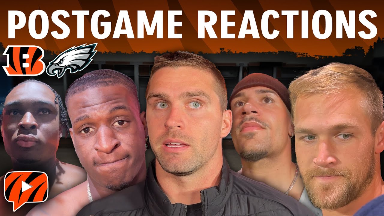 Players React After Bengals Lose to Eagles | NFL Week 8