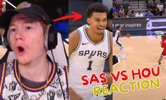 Reacting to Spurs vs Rockets Regular Season Game!