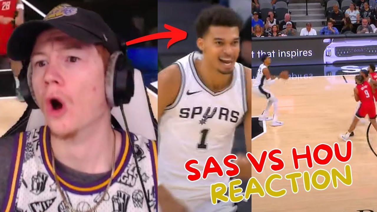 Reacting to Spurs vs Rockets Regular Season Game!