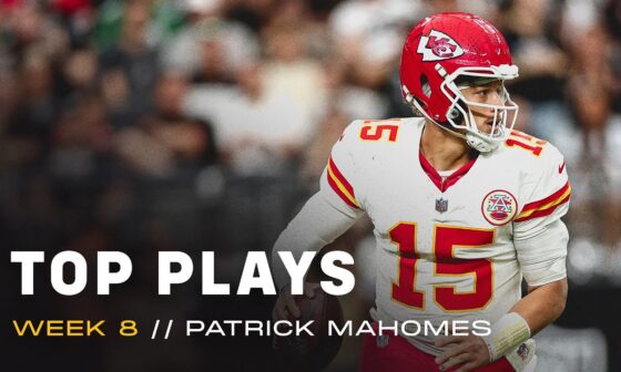 Patrick Mahomes' Best Plays from 2-Touchdown Game | Week 8 vs Las Vegas Raiders