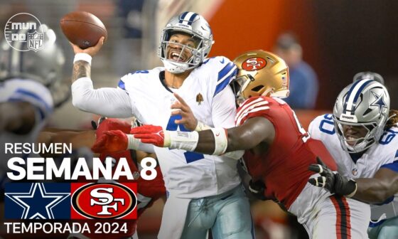 Dallas Cowboys vs. San Francisco 49ers | Resumen NFL en español - Semana 8 | NFL Highlights 2024